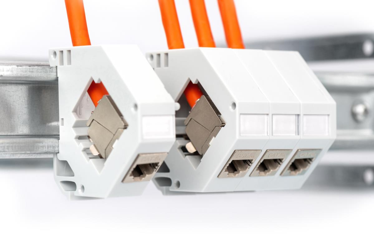 installation cable - CAT 7 - S/FTP - AWG 23/1 simplex - 1000m - yellow