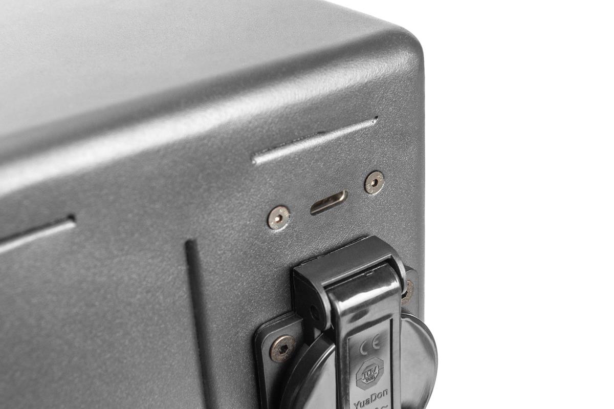 Charging trolley 14in USB-C electronic PIN lock 16 charge bases fan 384 x 550 x 375mm