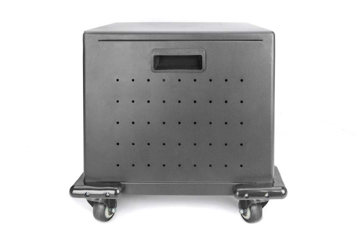 Charging trolley 14in USB-C electronic PIN lock 16 charge bases fan 384 x 550 x 375mm