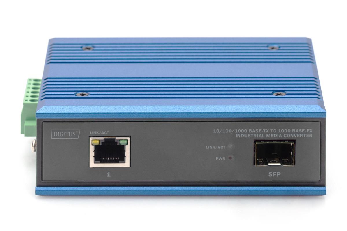 Industrial Gigabit Ethernet Media Converter SFP SFP Open Slot without SFP Module