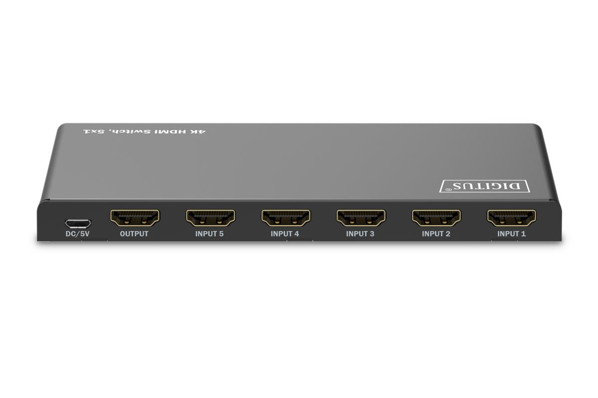 5x1 HDMI Switch. 4K/60Hz HDCP 2.3