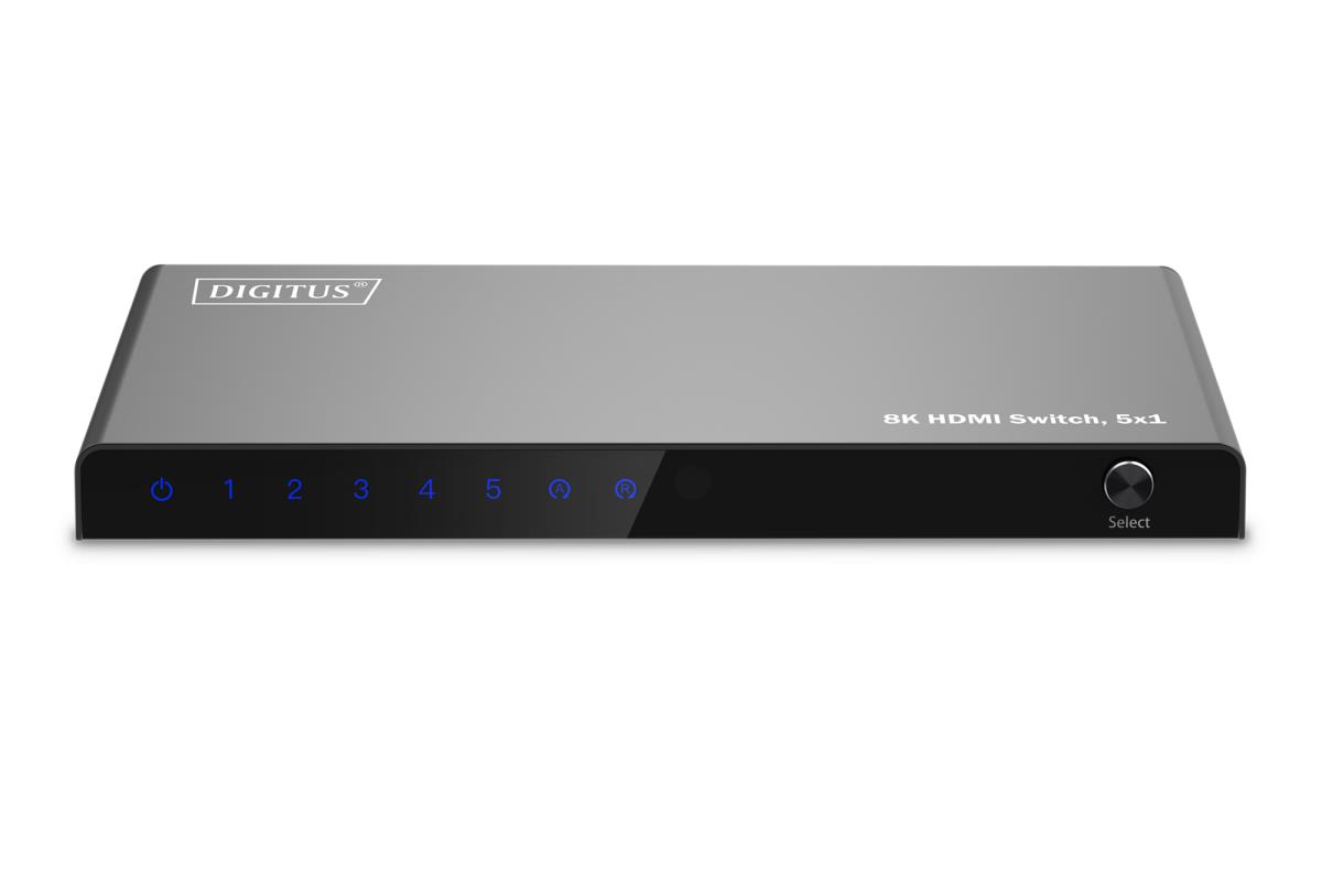 5x1 HDMI Switch. 8K/60Hz (4:4:4). HDR. HDCP2.3