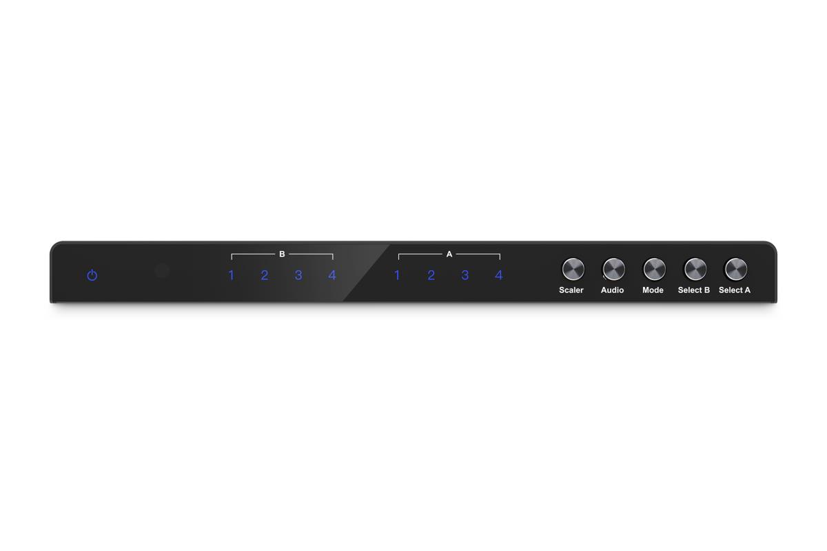 4x2 HDMI Matrix / Multi-Viewer. 4K/30Hz SPDIF. Stereo. RS232