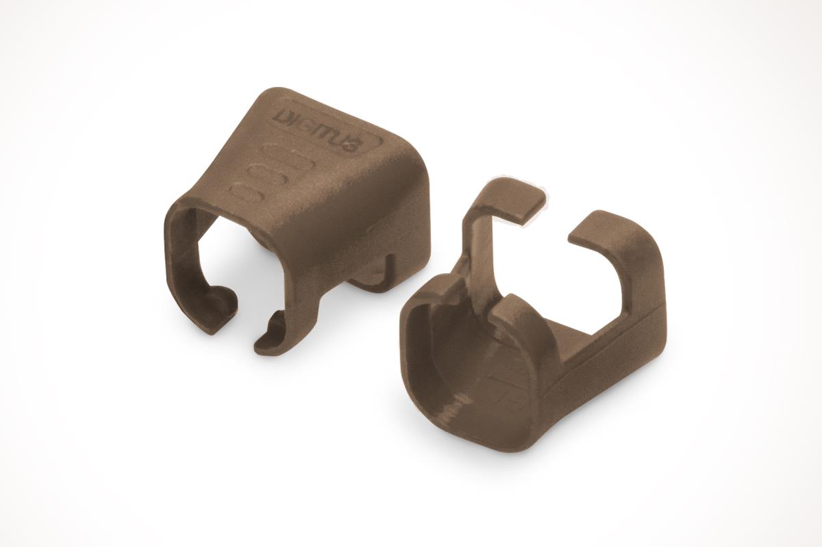 Color clIPS for RJ45 plugs 100 pcs brown