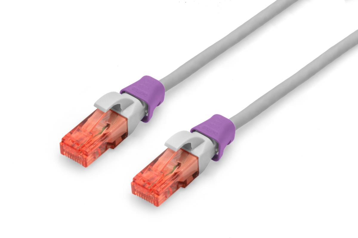 Color clIPS for RJ45 plugs 100 pcs Purple
