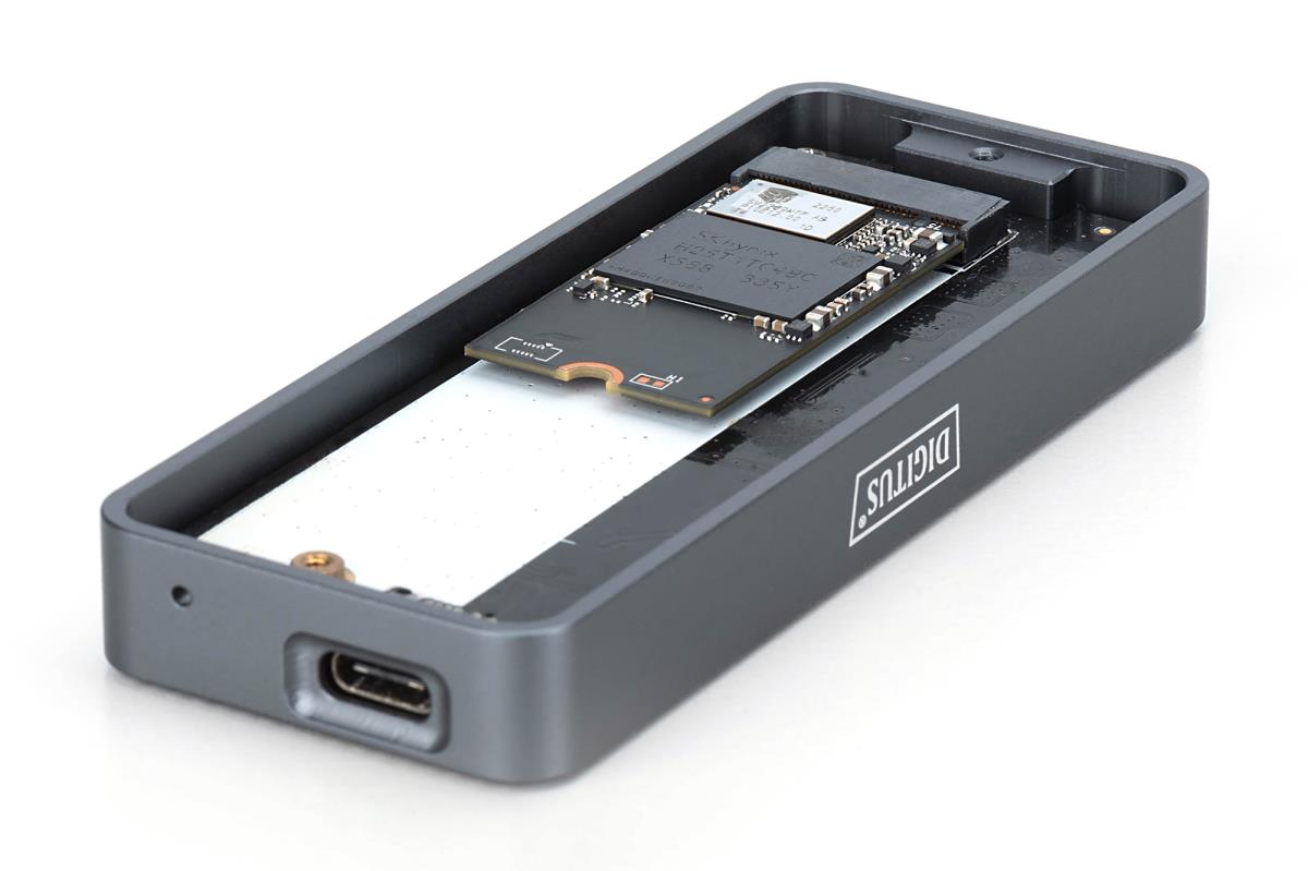 USB hard drive enclosure - NVMe 20GbpsUSB3.2 Gen 2x2 aluminum tooling