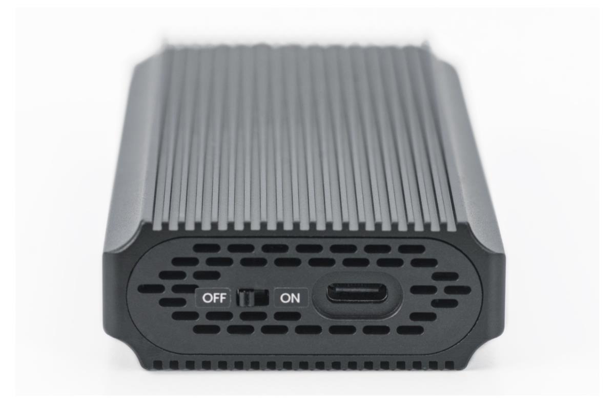 USB hard drive enclosure - NVMe 40 Gbps USB 4.0 Aluminium tooling