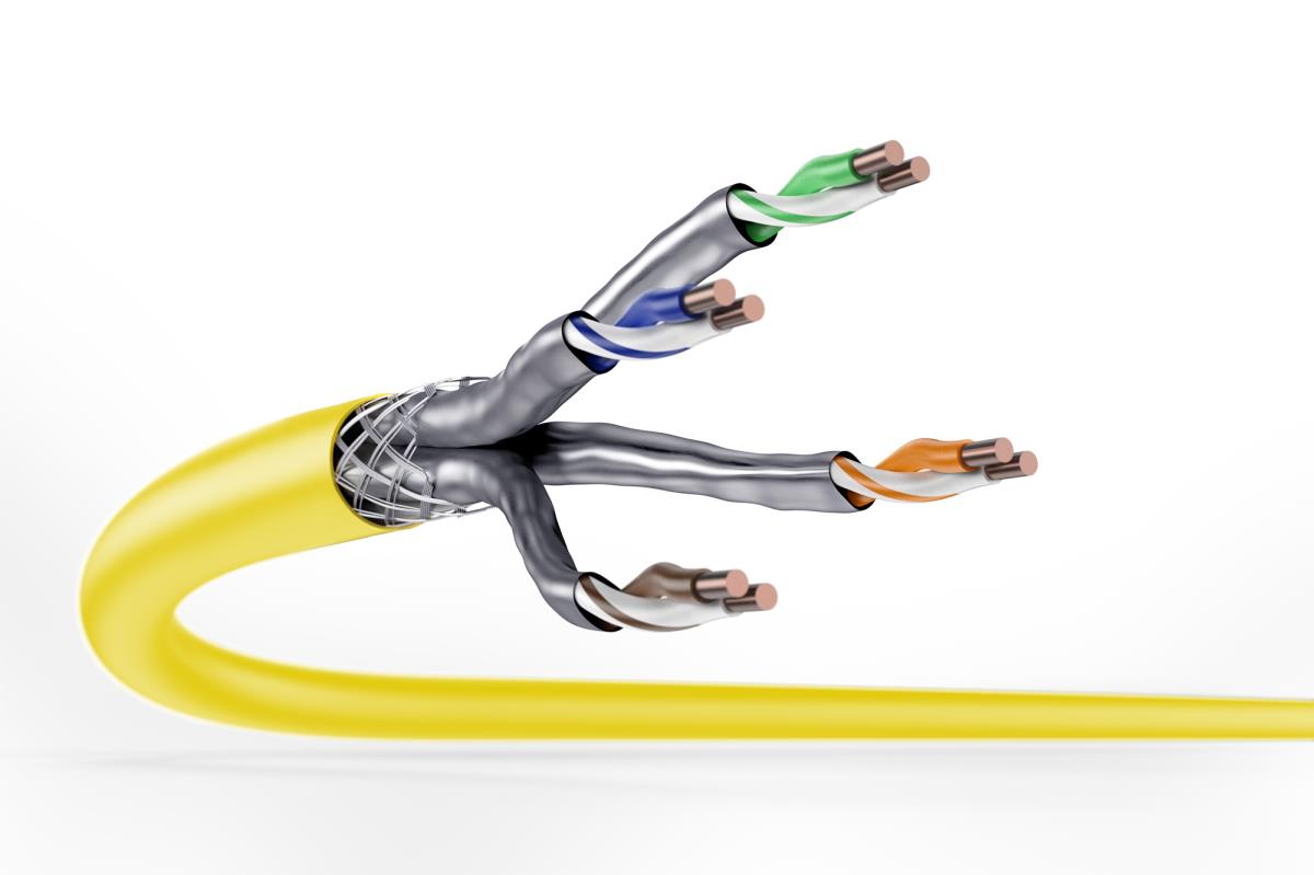 Patch cable DRAKA - CAT7 - S/FTP - Snagless - Cu - 7m - grey