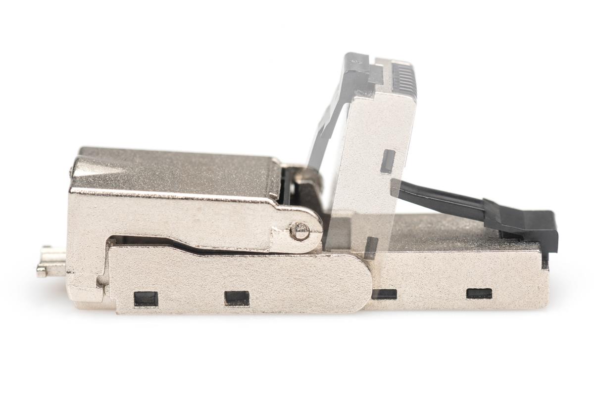 CAT6A field assembly shielded Bendable AWG 27/7 to 22/1 solid and stranded wire
