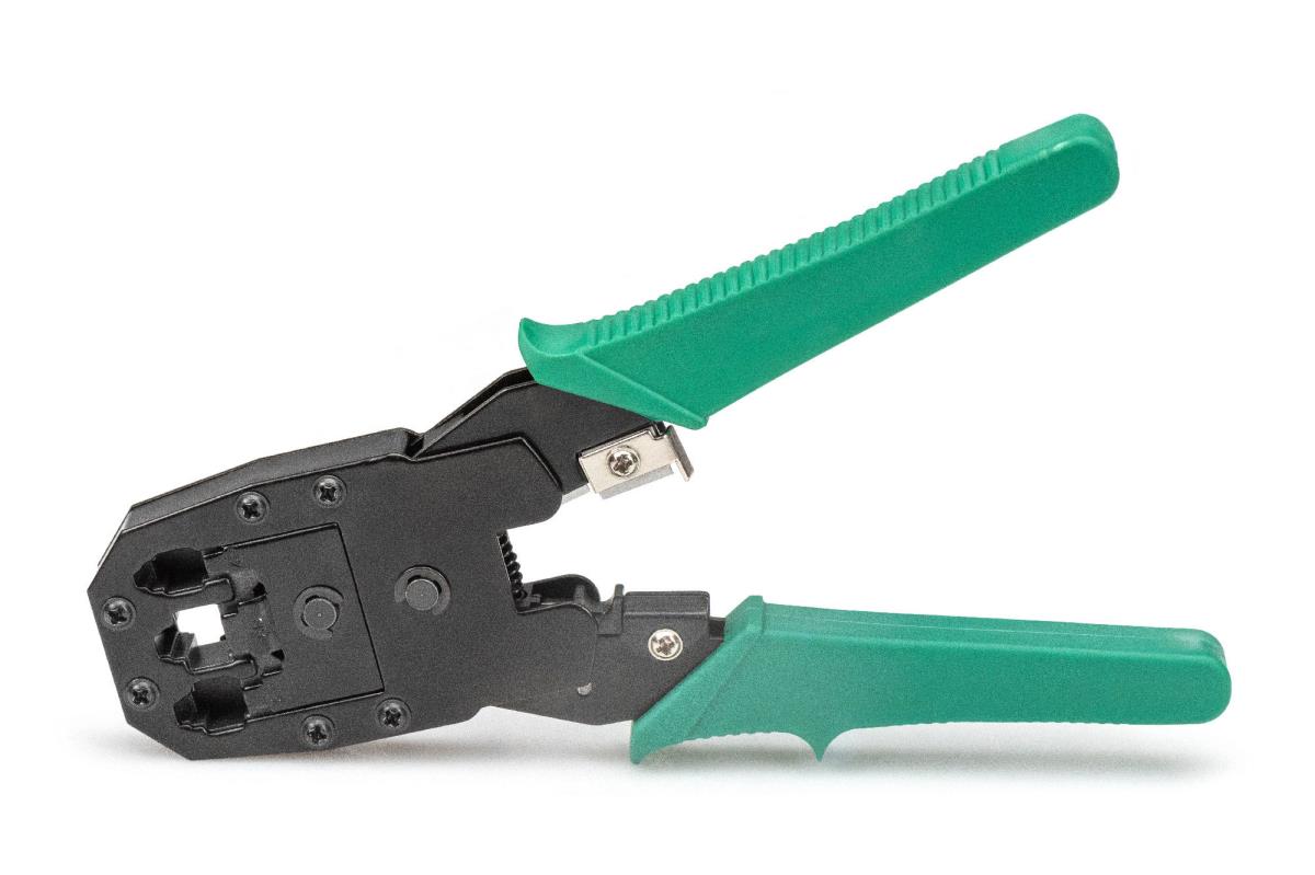 Network Tool Set - LAN Tester Crimping Tool Cut and Stripping Tool Punch Down Tool Bag 12 pcs