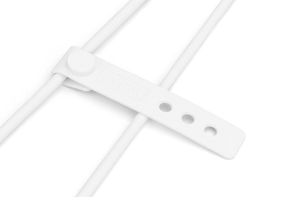 USB-C Silicone charging cable USB-A - USB-C USB 2.0 60W - 50cm White