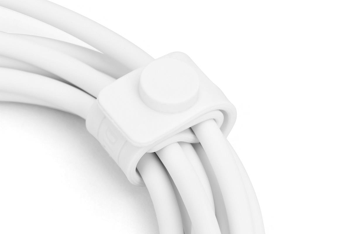 USB-C Silicone charging cable USB-C - USB-C USB 2.0 60W - 1m White