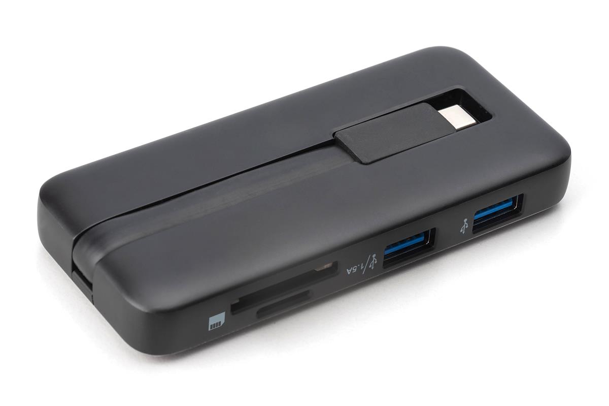 USB-C Travel Docking Station, 7-Port - HDMI / 2x USB-A 3.2 Gen 1 / GbE / SD / MicroSD - 100W USB-C Power Delivery