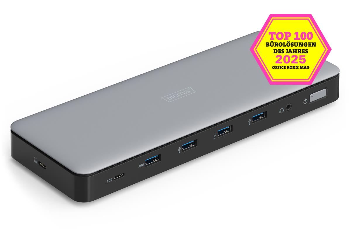 USB-C docking station, 13-port - 3x HDMI / 2x DP / 3x USB-A 3.2 Gen 1 / USB-A 3.2 Gen 2 / USB-C 3.2 Gen 2 / GbE / DC-Jack - 150 watts max / 3.5mm
