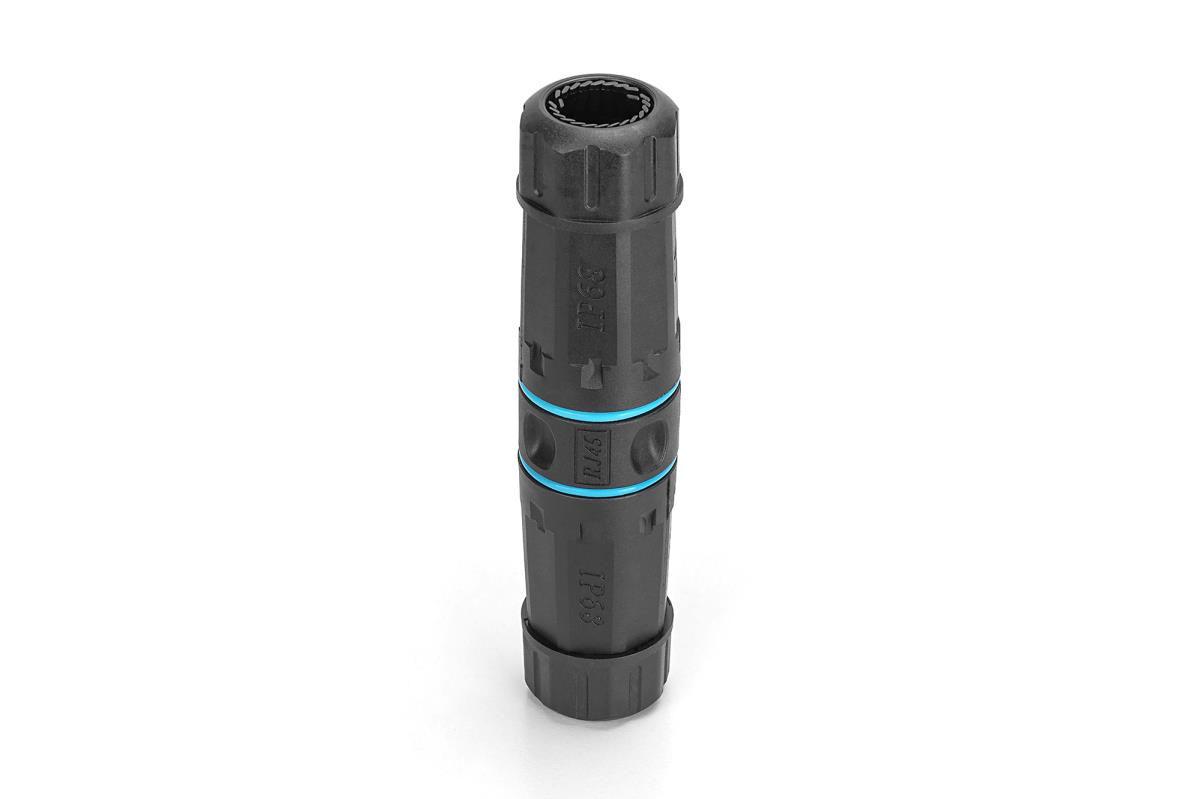 CAT6A Outdoor connector IP68 protection RJ45 to RJ45 connection