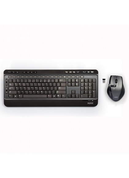 Silent Pack 2 In 1 Wireless Keyboard + Mouse - Qwerty Uk