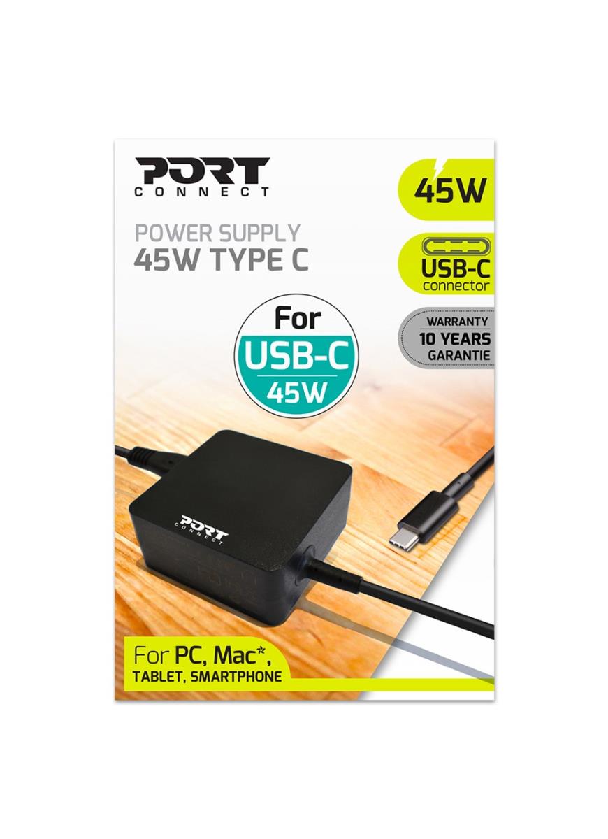 Power Supply 45w - Type C - UK