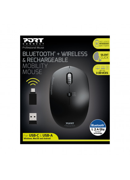 Mouse Rechargeable Bluetooth Combo Pro