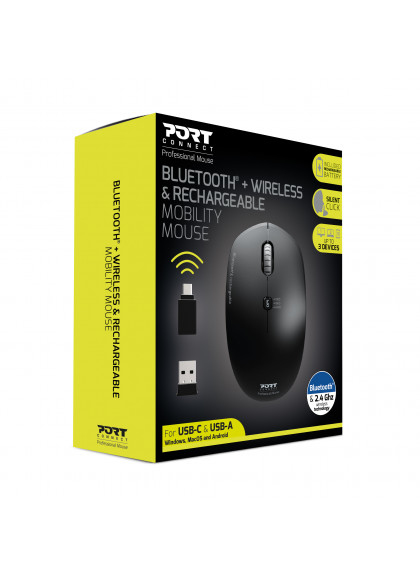 Mouse Rechargeable Bluetooth Combo Pro