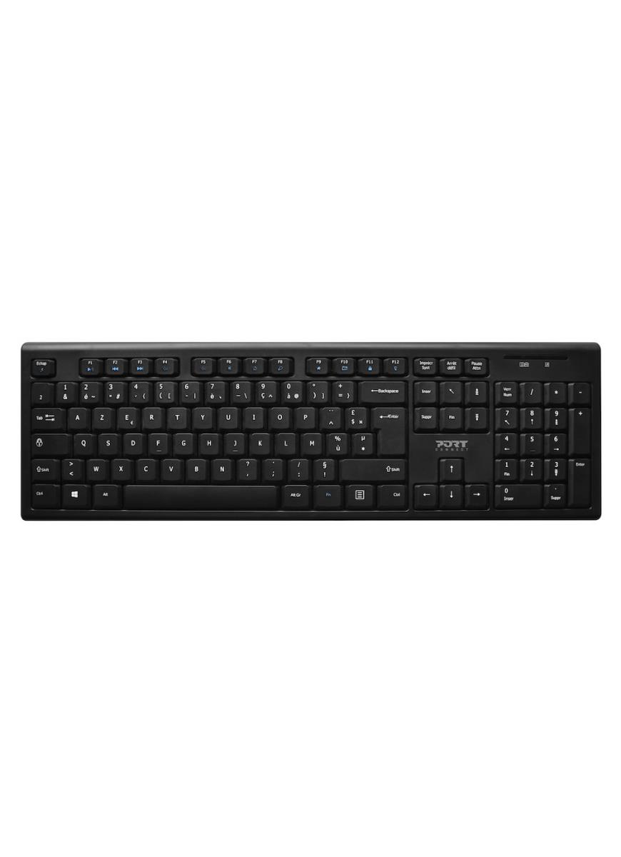 Essential Wireless Pack: Keyboard + Mouse + Mouse Pad - Qwerty Uk