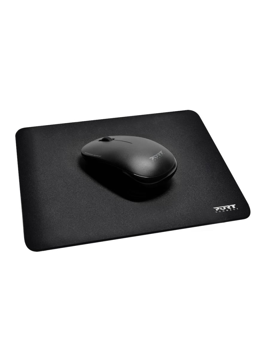 Essential Wireless Pack: Keyboard + Mouse + Mouse Pad - Qwerty Uk