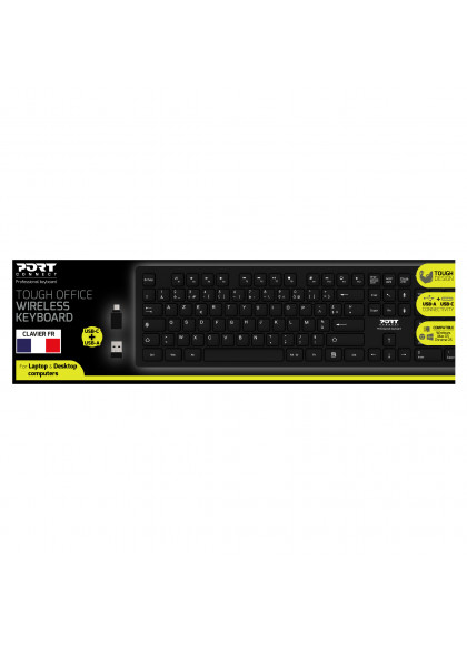 Office Keyboard Tough Wireless - Azerty French