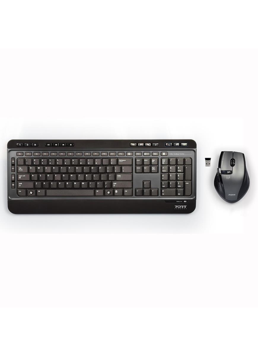 Silent Pack 2 In 1 Wireless Keyboard + Mouse - Azerty French