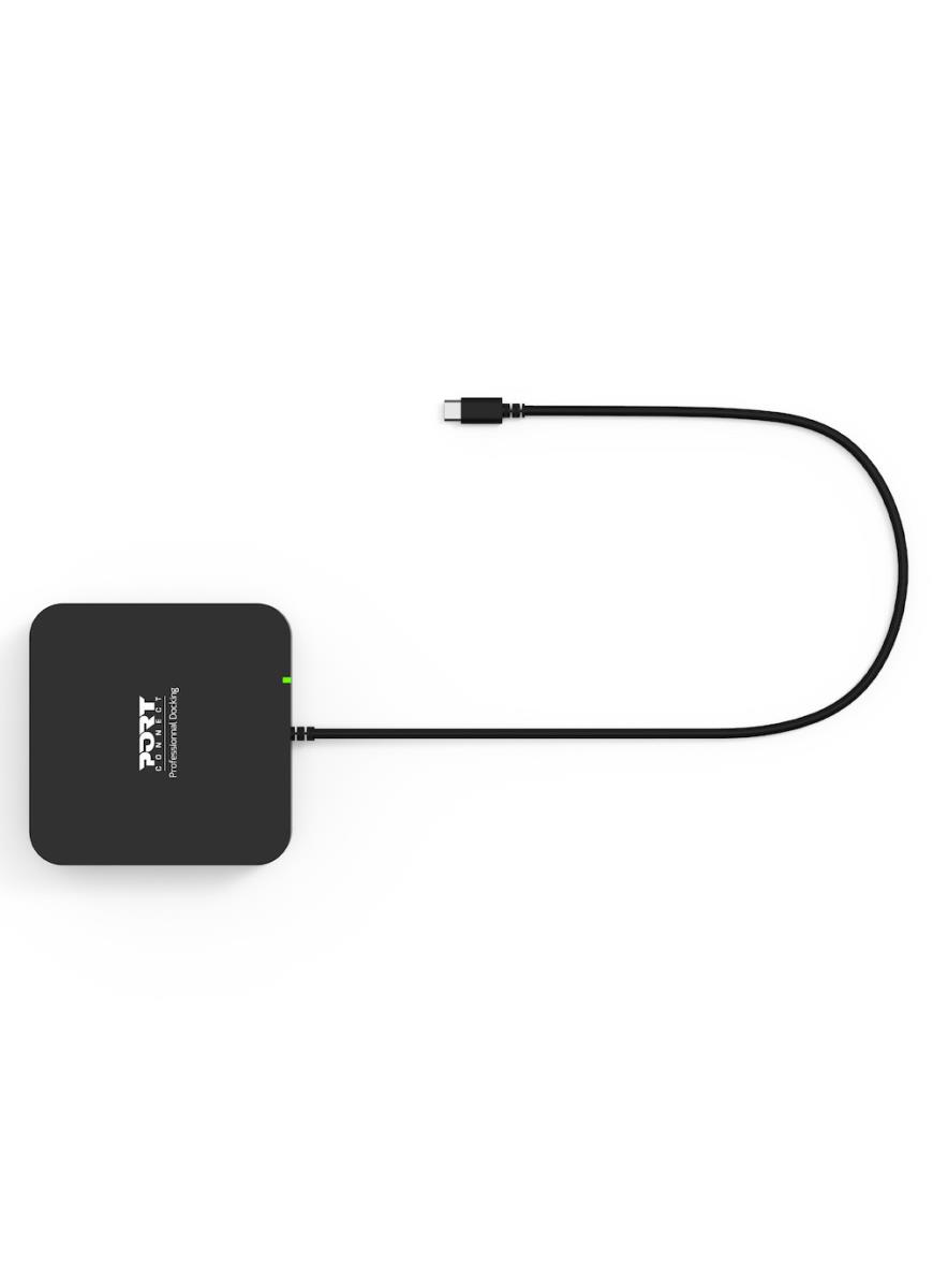 USB-C 2X4K TRAVEL DOCKING STATION - 5x USB-A 3.1 Gen1 / USB-C 3.2 Gen2 / 2x DP / SD Reader / Gbe - EU
