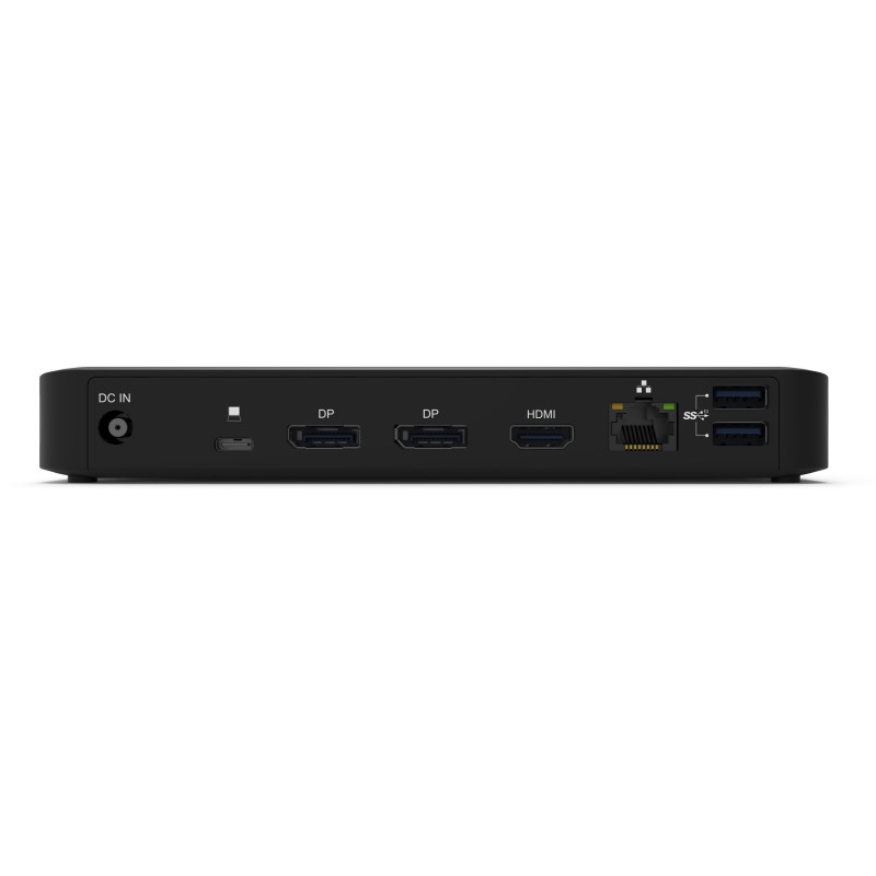 USB-C 3X4K OFFICE DOCKING STATION - 3x USB-A / USB-C / 2x DP / HDMI / Gbe / Combo 3.5mm - 85W USB Power Delivery - EU