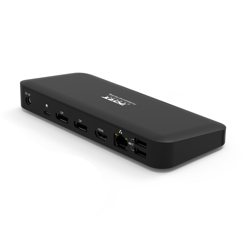 USB-C 3X4K OFFICE DOCKING STATION - 3x USB-A / USB-C / 2x DP / HDMI / Gbe / Combo 3.5mm - 85W USB Power Delivery - EU