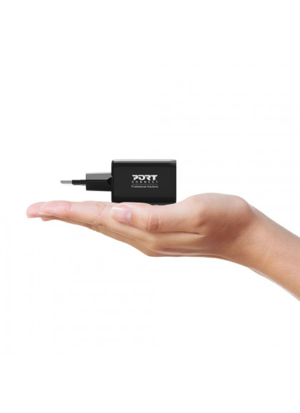 POWER SUPPLY USB-C 45W - GAN with 2m USB-C Cable