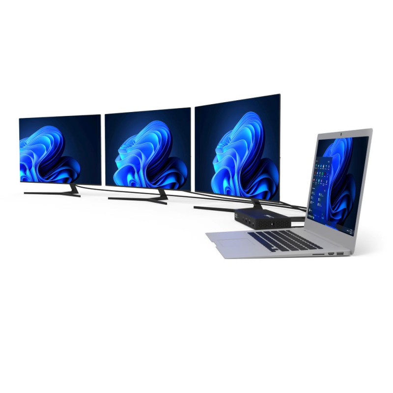 USB-C Docking Universal Office - 3x 4K  - 100W USB Power Delivery
