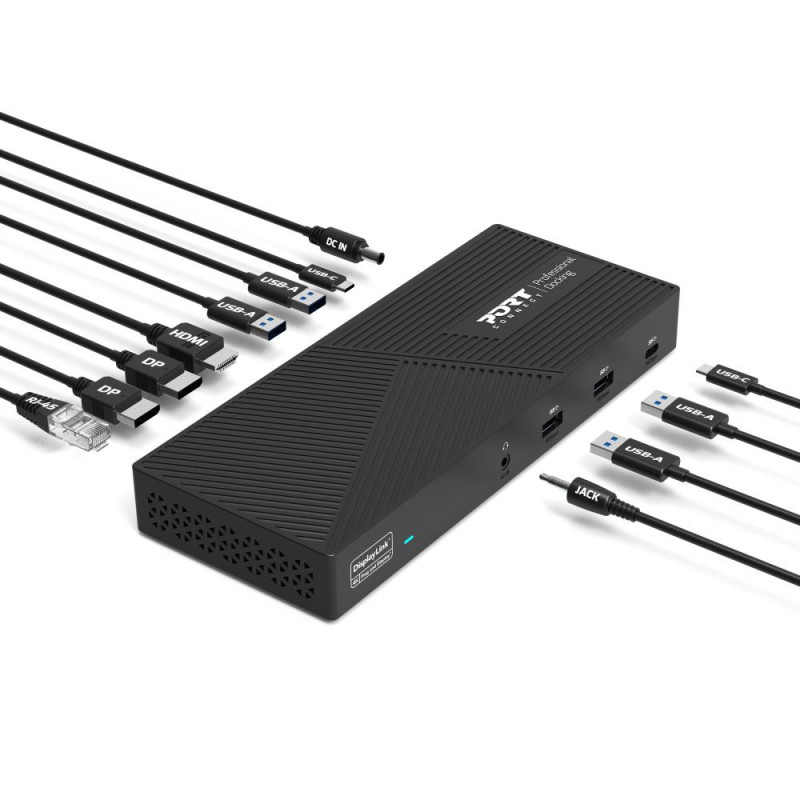 USB-C Docking Universal Office - 3x 4K  - 100W USB Power Delivery