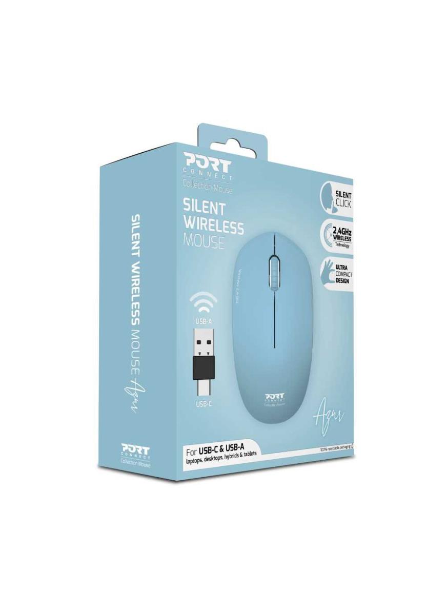 Collection II Wireless Mouse 2.4GHz - Azur