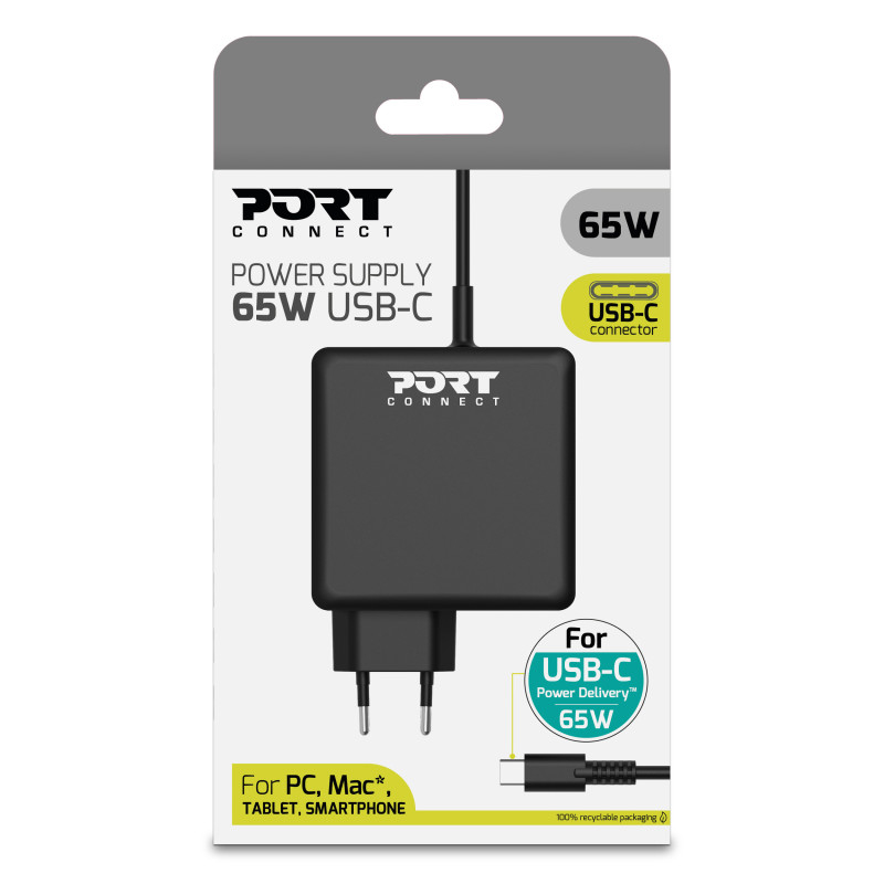 Power Supply 65 W - Type C - Eu