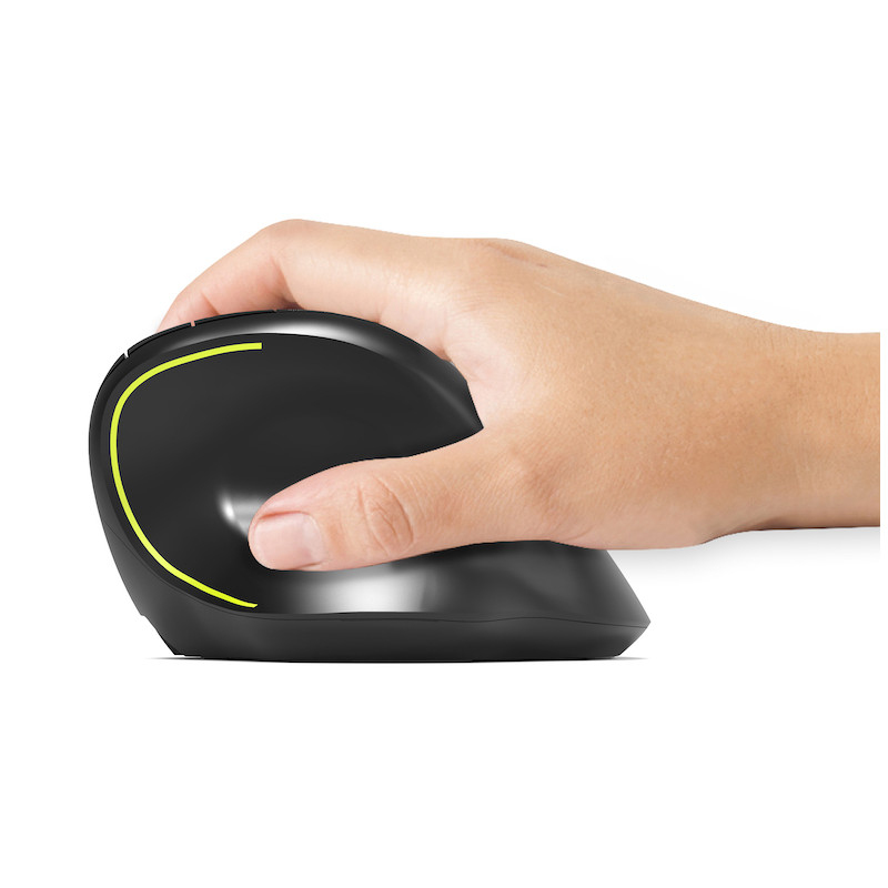Wireless ERGO SOFT Mouse - 2.4GHz Bluetooth - Rechargeable