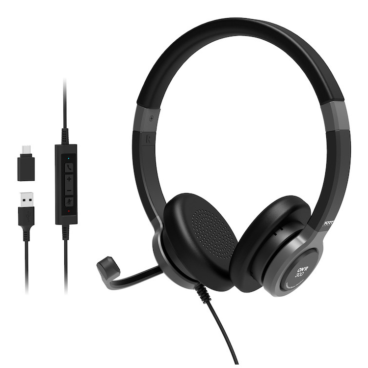 Headphone PRO ON'R 300 - Stereo - USB-A/C - Black