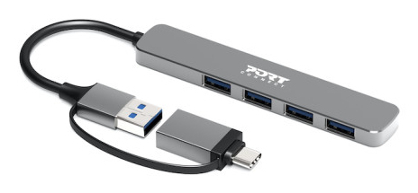 HUB USB-C / USB-A to 4 ports USB-A 3.0 5Gbps