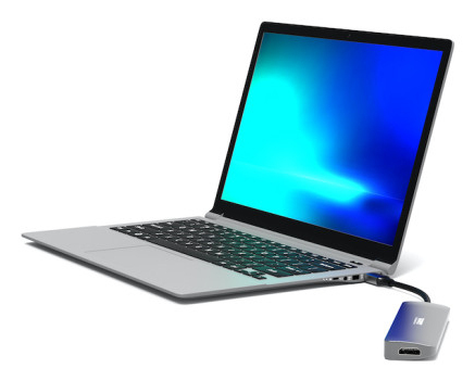 Mobile docking station 1 X 4K USB-C 5 devices 100W - US