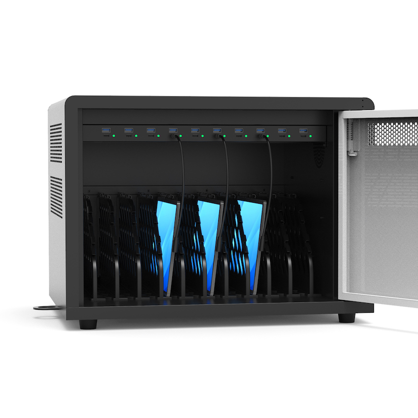 Charge cabinet 10 USB-C / USB-A PD 45W devices