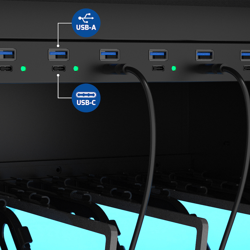 Charge cabinet 30 USB-C/USB-A PD 45W tablets