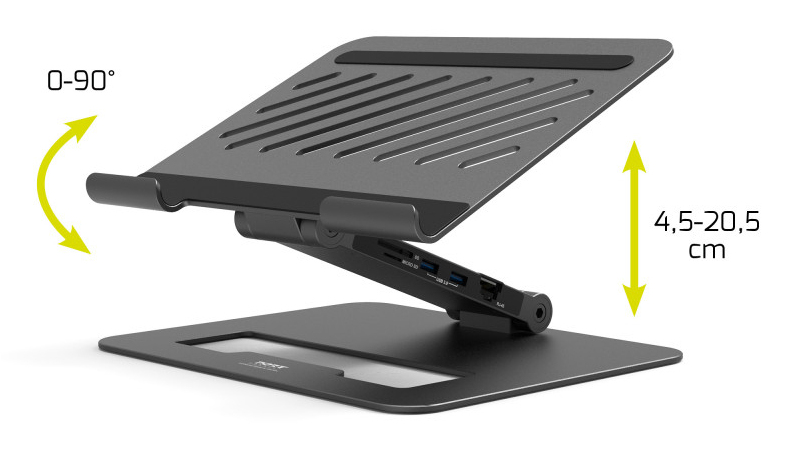 Bundle / 6x Adjustable Stand - Docking Type C - 2 X 4k - Eu