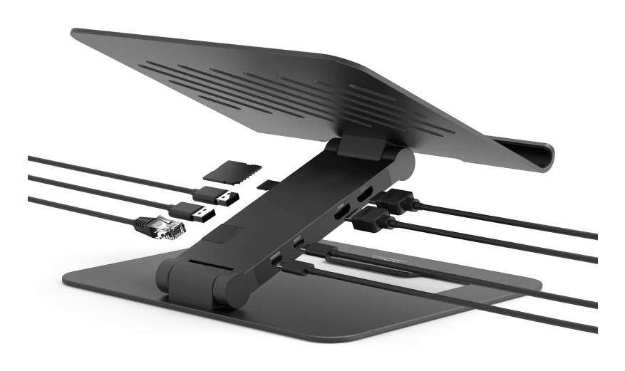 Bundle / 6x Adjustable Stand - Docking Type C - 2 X 4k - Eu