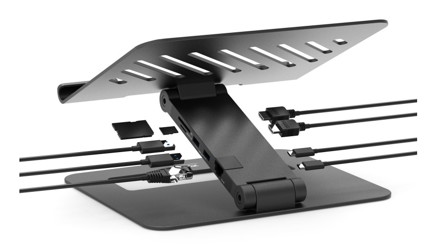 Bundle / 6x Adjustable Stand - Docking Type C - 2 X 4k - Eu