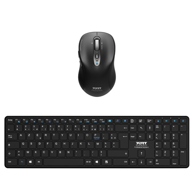 Bundle / Bluetooth Wireless Pack: Rechargeable Keyboard + Mouse Office Pro  - PT