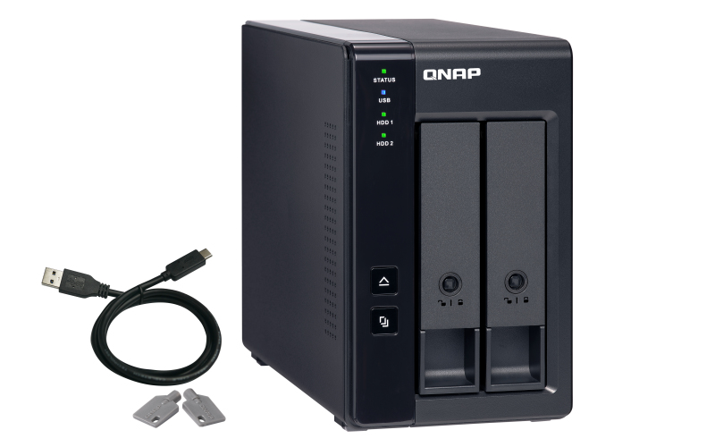 TR-002 2BAY EXP UNIT / DAS 1x USB 3.1 Gen2 Type C