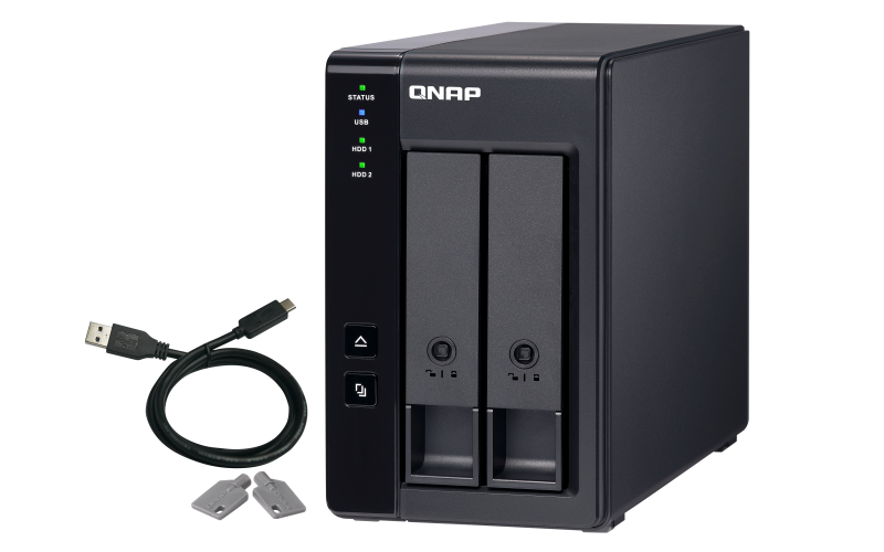 TR-002 2BAY EXP UNIT / DAS 1x USB 3.1 Gen2 Type C