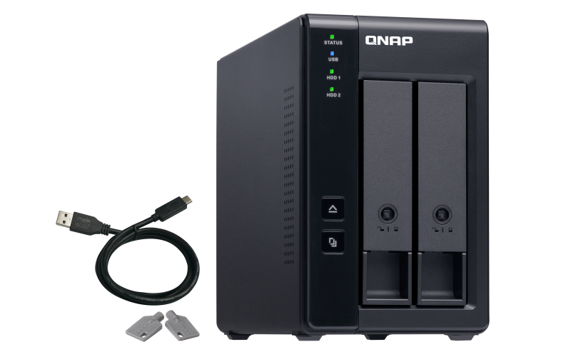 TR-002 2BAY EXP UNIT / DAS 1x USB 3.1 Gen2 Type C