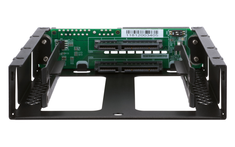 3.5in to dual 2.5in SATA adapter up to 9.5mm 2.5IN height suppport