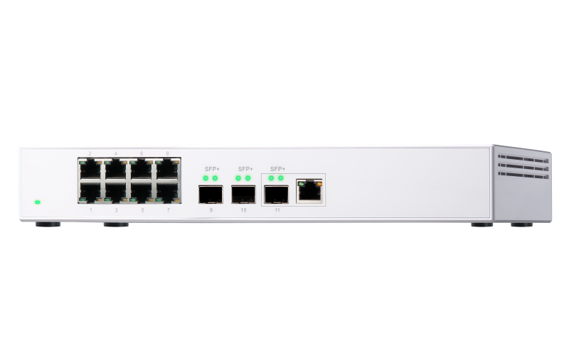 Switch QSW-308-1C 8port 1Gbps 3port SFP+ 1RJ45 10G comboport